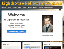 Tablet Screenshot of lighthousefellowshipag.com